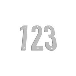 Αριθµοί και Γράµµατα 9 cm Ανοξείδωτοι