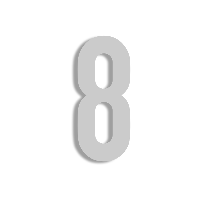 Αριθµοί και Γράµµατα 15 cm Ανοξείδωτοι - Image 11